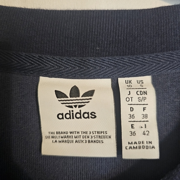 Adidas originals trefoil velour crewneck sweatshirt - Picture 3 of 8